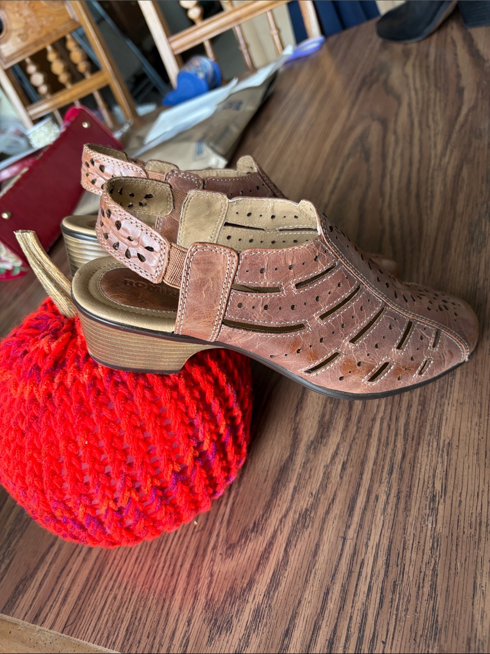 Romika Leather Shoes Size 38, US Sz 7.5